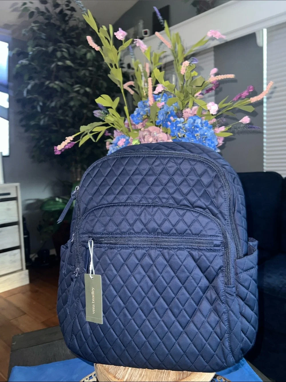 💙 Vera Bradley Bancroft Backpack Peacoat
